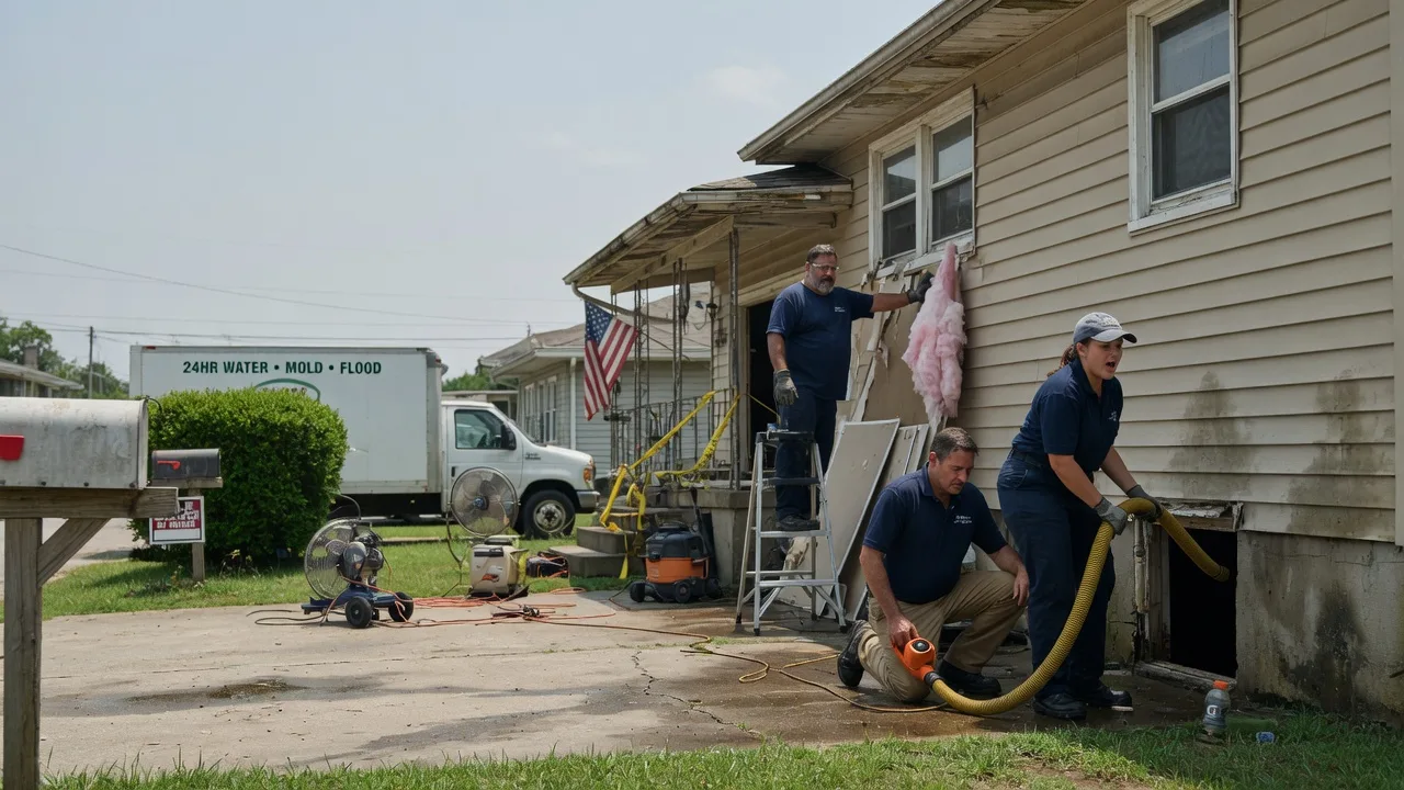 Water Damage Repair in Homer, LA near me